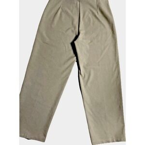 Equestrian Brand Pants Green High Rise 100% Cotton Womens Large USA